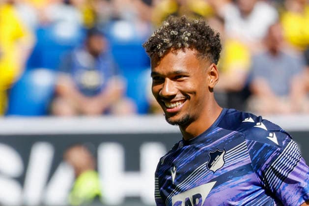 Pictured: Bambase Conte, TSG 1899 Hoffenheim, May 9, 2026, TSG 1899 Hoffenheim vs. Borussia Dortmund, Bundesliga 1, Matchday 2, Germany, Sinsheim, SNP Arena, DFL REGULATIONS PROHIBIT ANY USE OF PHOTOGRAPHS AS IMAGE SEQUENCES AND OR QUASI-VIDEO Copyright: HMBxMedia xJulienxBecker