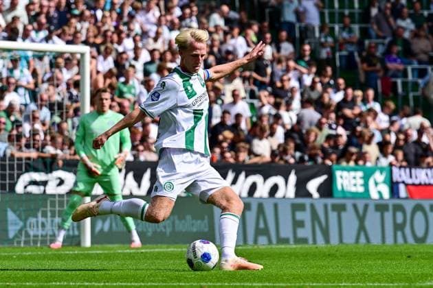 GRONINGEN , 06-09Ã2026 , Stadium Euroborg , season 2026 2027 , Dutch Eredivisie football , match between FC Groningen and FC Twente , picture shows Groningen player Thijmen Blokzijl Groningen - Twente  x206571567x Copyright: