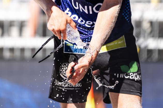 Beach volleyball, Beachvolleyball - MEVZA Schladming SCHLADMING,AUSTRIA,06.SEP.26 - BEACH VOLLEYBALL - win2day Tour PRO, MEVZA Schladming. Image shows .  GEPAxpictures xJulioxArellano