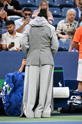 FLUSHING NY- SEPTEMBER 05: Naomi Osaka Vs Elise Mertens during The US Open at the USTA Billie Jean King National Tennis Center on September 5, 2026 in Flushing Queens. Copyright: xmpi04 MediaPunchx