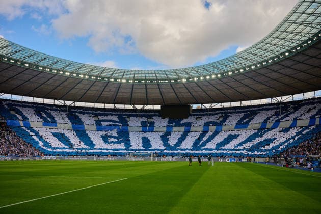 Sport Bilder des Tages Hertha BSC Berlin+, Stimmungsbild Olympiastadion Berlin, GER, Hertha BSC vs. 1. FC Magdeburg, 2. Bundesliga, Saison 2026 2027, 04. Spieltag, 06.09.2026 (DFL REGULATIONS PROHIBIT ANY USE OF PHOTOGRAPHS AS IMAGE SEQUENCES AND OR QUASI - VIDEO). GER, Hertha BSC vs. 1. FC Magdeburg, 2. Bundesliga, Saison 2026 2027, 04. Spieltag, 06.09.2026 Berlin *** Hertha BSC Berlin, Scene from the Olympic Stadium in Berlin, GER, Hertha BSC vs. 1 FC Magdeburg, 2. Bundesliga, 2026–2027 season, Matchday 4, September 6, 2026 DFL regulations prohibit any use of photographs as image sequences and or quasi-video GER, Hertha BSC vs. 1 FC Magdeburg, 2. Bundesliga, 2026–2027 season, Matchday 4, September 6, 2026, Berlin Copyright: xEibner-Pressefotox xClaudiusxRauchx EP_CRH