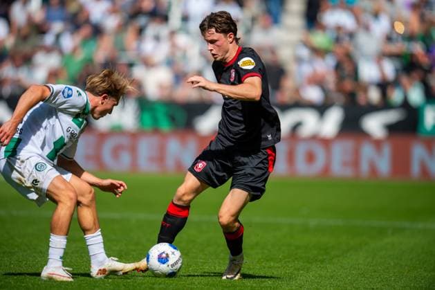 GRONINGEN , 06-09 2026 , Stadium Euroborg , season 2026 2027 , Dutch Eredivisie football , match between FC Groningen and FC Twente , picture shows FC Twente player Sondre Orjasaeter Groningen - Twente  x206573052x Copyright: