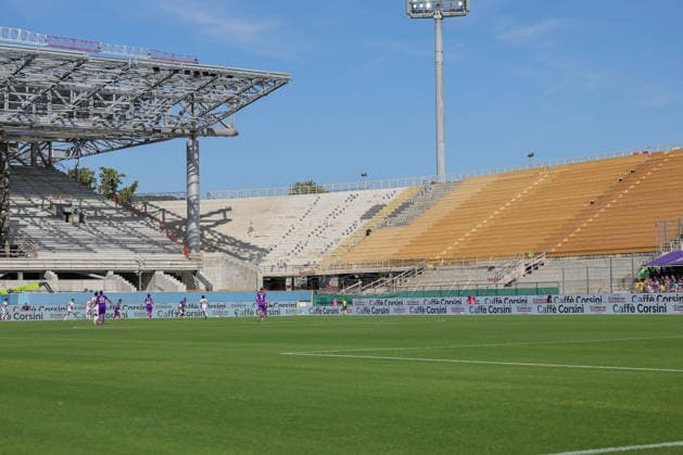 IPA88189785 - Artemio Franchi Stadium under construction during the Serie A soccer match between ACF Fiorentina and Torino FC at Stadio Artemio Franchi, Florence, Italy  Copyright: xFrancescoxFarina IPAxSportx xx 88189785