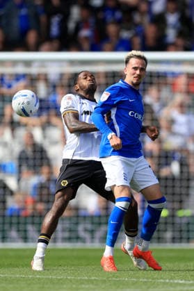 Birmingham City v Wolverhampton Wanderers - Sky Bet Championship 2026 27 Jackson Tchatcho of Wolverhampton Wanderersua and Liam Millar of Birmingham City challenge during the Sky Bet Championship 2026 27 match between Birmingham City and Wolverhampton Wanderers at St Andrew s at Knighthead Park on September 6, 2026 in Birmingham, England. WARNING! This Photograph May Only Be Used For Newspaper And Or Magazine Editorial Purposes. May Not Be Used For Publications Involving 1 player, 1 Club Or 1 Competition Without Written Authorisation From Football DataCo Ltd. For Any Queries, Please Contact Football DataCo Ltd on +44 (0) 207 864 9121 Birmingham St Andrew’s at Knighthead Park England United Kingdom Copyright: xAllstarxPicturexLibraryxLtdx