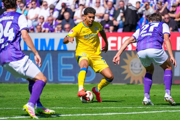 Yann Sturm (Eintracht Braunschweig, 7), Deutschland: Fussball, 2. Bundesliga, Saison 2026 27, 4. Spieltag, 06.09.2026, VfL Osnabrück vs Eintracht Braunschweig, Stadion Bremer Brücke (Osnabrück, Niedersachsen) *** Yann Sturm, Eintracht Braunschweig, 7, German Soccer, 2. Bundesliga, 2026–27 Season, Matchday 4, September 6, 2026, VfL Osnabrück vs. Eintracht Braunschweig, Bremer Brücke Stadium, Osnabrück, Lower Saxony Copyright: xLeonxFrickx