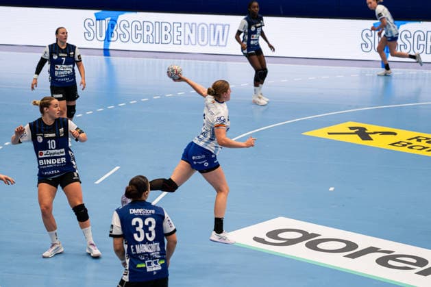 HSG Blomberg Lippe (GER) vs. Gloria Bistrita (ROM), Handball, EHF Champions League Women, Group Stage, September 6, 2026, 2026–2027 Season, Lemgo, Nina Engel, Gloria Bistrita, 06 in goal, Lemgo Phoenix Contact Arena, Germany