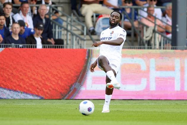 IJMUIDEN , 06-09-2026 , Buko Stadion , season 2026 2027 , Dutch , eredivisie , match between Telstar and Cambuur , picture shows, Telstar player Tyrone Owusu Telstar - Cambuur  x206577008x Copyright: