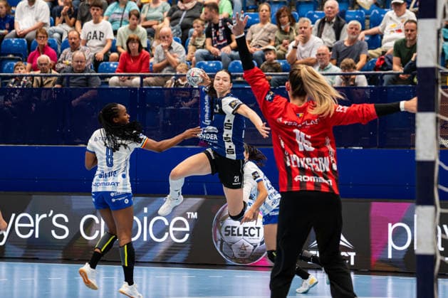 HSG Blomberg Lippe (GER) vs. Gloria Bistrita (ROM), Handball, EHF Champions League Women, Group Stage, September 6, 2026, 2026–2027 Season, Lemgo: Nuria Bucher (HSG Blomberg Lippe), 21 goals scored at the Lemgo Phoenix Contact Arena, Germany