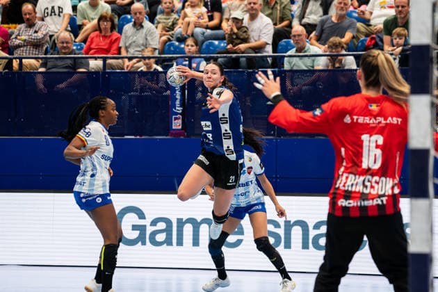 HSG Blomberg Lippe (GER) vs. Gloria Bistrita (ROM), Handball, EHF Champions League Women, Group Stage, September 6, 2026, 2026–2027 Season, Lemgo: Nuria Bucher (HSG Blomberg Lippe), 21 goals scored at the Lemgo Phoenix Contact Arena, Germany