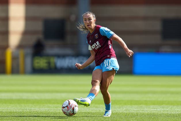 RECORD DATE NOT STATED 6th September 2026; BetWright Stadium, London, England; Womens Super League Football, Tottenham Hotspur versus West Ham United; Katie Zelem of West Ham United KatiexChan