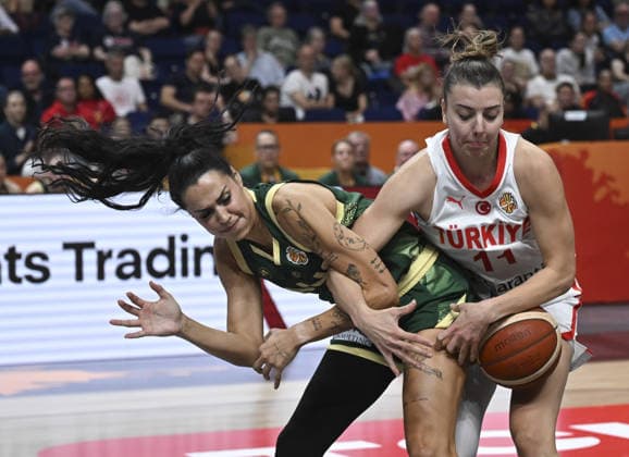 Turkiye v Australia - FIBA Women s Basketball World Cup BERLIN, GERMANY - SEPTEMBER 6: Turkiye s Elif Bayram (11) in action during the FIBA 2026 Women s Basketball World Cup Group C match between Turkiye and Australia at Uber Arena in Berlin, Germany, on September 6, 2026. Halil Sagirkaya Anadolu Berlin Germany. Editorial use only. Please get in touch for any other usage.  Copyright: x2026xAnadoluxHalilxSagirkayax