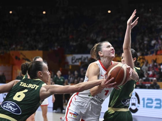 Turkiye v Australia - FIBA Women s Basketball World Cup BERLIN, GERMANY - SEPTEMBER 6: Turkiye s Elif Bayram (11) in action during the FIBA 2026 Women s Basketball World Cup Group C match between Turkiye and Australia at Uber Arena in Berlin, Germany, on September 6, 2026. Halil Sagirkaya Anadolu Berlin Germany. Editorial use only. Please get in touch for any other usage.  Copyright: x2026xAnadoluxHalilxSagirkayax
