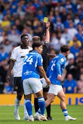 Marshall Munetsi of Wolverhampton Wanderers is shown a yellow card Birmingham City v Wolverhampton Wanderers, EFL Sky Bet Championship, Football, St. Andrew s at Knighthead Park, Birmingham, UK - 06 Sep 2026Birmingham St. Andrew s at Knighthead Park United Kingdom EDITORIAL USE ONLY No use with unauthorised audio, video, data, fixture lists, club league logos or live services. Online in-match use limited to 120 images, no video emulation. No use in betting, games or single club league player publications.  Copyright: xWiredxPhotos Shutterstockx 17137315az