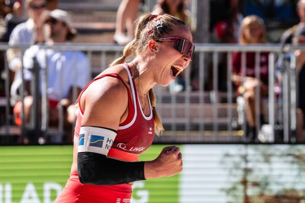 Beach volleyball, Beachvolleyball - MEVZA Schladming SCHLADMING,AUSTRIA,06.SEP.26 - BEACH VOLLEYBALL - win2day Tour PRO, MEVZA Schladming. Image shows Ronja Klinger (AUT).  GEPAxpictures xJulioxArellano