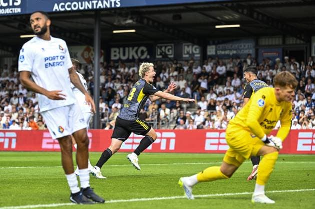 VELSEN - Nicolas Binder of SC Cambuur celebrates the 0-2 during the Dutch Eredivisie match between Telstar and Cambuur at the BUKO Stadium on September 6, 2026, in Velsen, the Netherlands. OLAF KRAAK ANP Eredivisie 2026 27 xVIxANPxSportx xxANPxIVx 567373515 originalFilename: 567373515.jpg