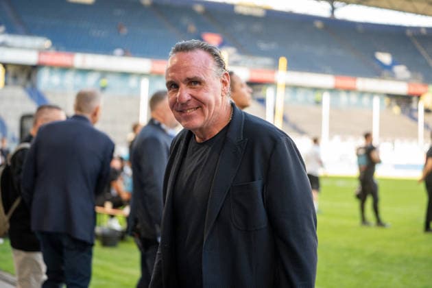 Germany, September 6, 2026—The AFLE Gold Bowl 2026: Panthers Wroclaw vs. Vienna Vikings, Schauinsland Reisen Arena, Duisburg. Jim Tomsula, the president, looks into the camera. Duisburg, Germany Copyright: xMijoxLubecx
