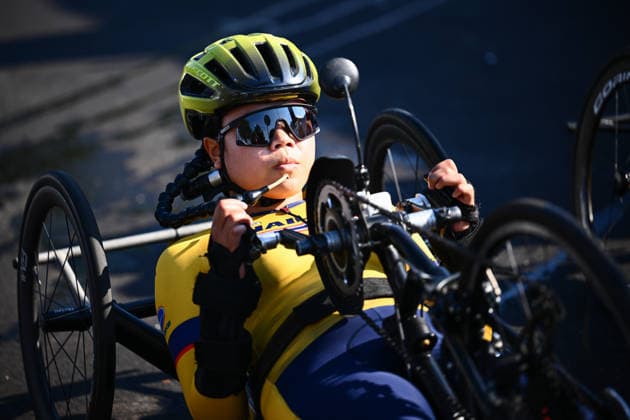2026 UCI Para-cycling Road World Championships Picture by Olly Hassell SWpix.com - 06 09 2026 - Cycling - 2026 UCI Para-cycling Road World Championships - Huntsville, Alabama, United States of America - Women H2 Road Race - Patcharapha Seesen (Thailand) Huntsville Cummings Research Park United States of America Copyright: x xSWpix.comx(t axPhotographyxHubxLtd)xOllyxHassell SWpix.comx SWP-3030-22959