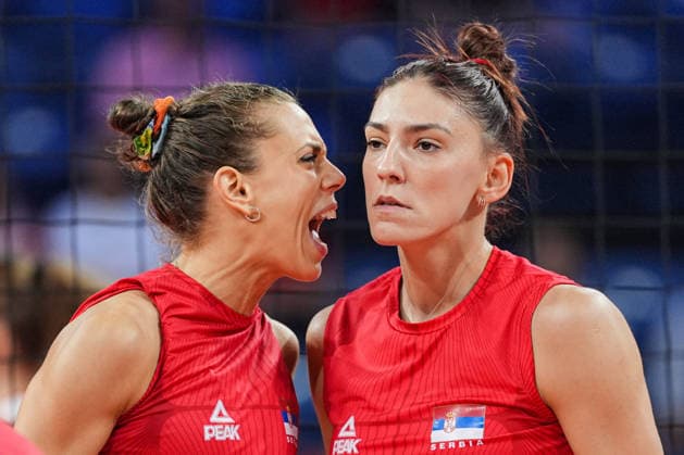 Poland v Serbia - CEV EuroVolley 2026 ISTANBUL, TURKIYE - SEPTEMBER 6: Serbia players celebrate during the third-place match between Poland and Serbia at the Trendyol 2026 CEV Women s European Volleyball Championship at Sinan Erdem Sports Hall in Istanbul, Turkiye, on September 6, 2026. Cemal Yurttas Anadolu Istanbul Turkey. Editorial use only. Please get in touch for any other usage.  Copyright: x2026xAnadoluxCemalxYurttasx