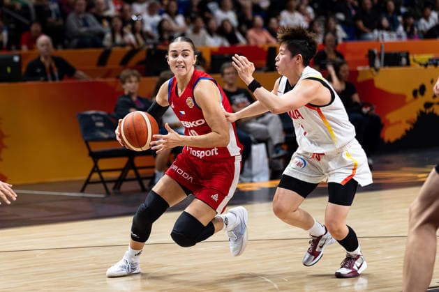 Eliska Joklova, Czech Republic, No. 10 dribbling, GER, China vs. Czech Republic, basketball, 2026 FIBA Women’s World Cup, group stage, Matchday 2, September 6, 2026, GER, China vs. Czech Republic, Basketball, 2026 FIBA Women s World Cup, Group Stage, Match Day 2, September 6, 2026, Berlin Copyright: xEibner-Pressefoto MaxxVincenx EP_MVN