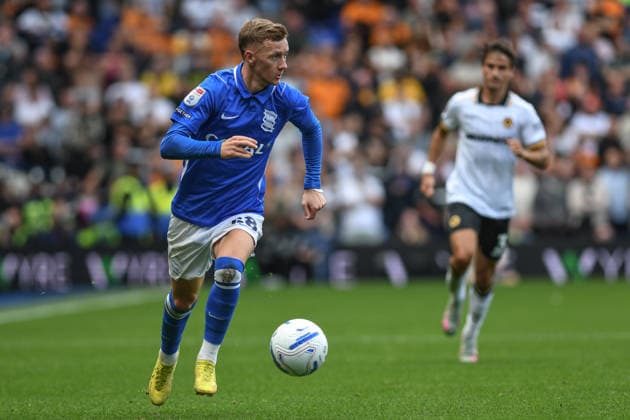 Birmingham City v Wolverhampton Wanderers, Sky Bet Championship, St Andrews @ Knighthead Park, Birmingham, UK - 6 September 2026 Birmingham City s Jay Stansfield on the ball , UK NEWSPAPERS OUT Copyright: xRichardxBowcottx