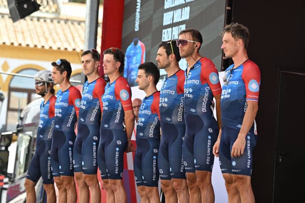 06-09-2026 Vuelta A Espana; Tappa 15 Palma Del Rio - Cordoba; 2026, Groupama - Fdj United; Palma Del Rio; 