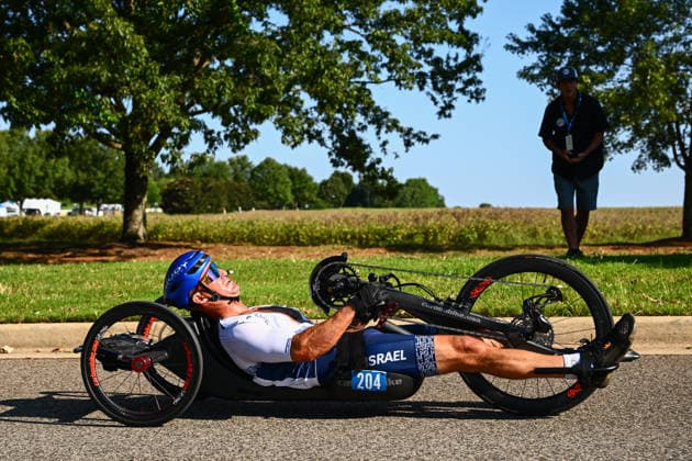 2026 UCI Para-cycling Road World Championships Picture by Olly Hassell SWpix.com - 06 09 2026 - Cycling - 2026 UCI Para-cycling Road World Championships - Huntsville, Alabama, United States of America - Men H2 Road Race - Amit Hasdai (Israel) Huntsville Cummings Research Park United States of America Copyright: x xSWpix.comx(t axPhotographyxHubxLtd)xOllyxHassell SWpix.comx SWP-3030-22970