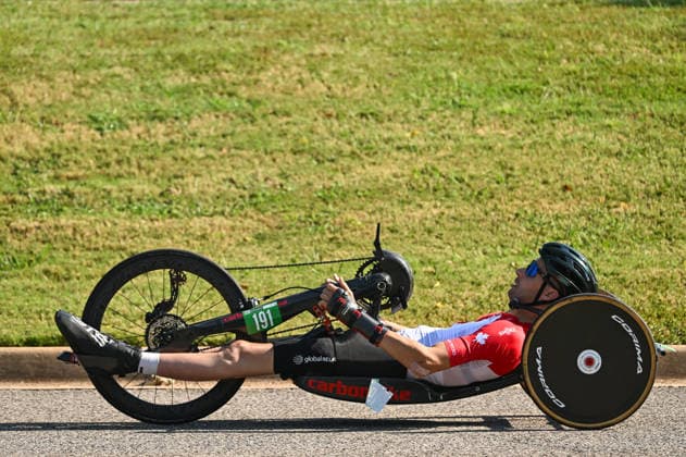 2026 UCI Para-cycling Road World Championships Picture by Mathew Wells SWpix.com - 06 09 2026 - Cycling - 2026 UCI Para-cycling Road World Championships - Huntsville, Alabama, United States of America - Men H1 Road Race - Maarten Duif (Canada) Huntsville Cummings Research Park United States of America Copyright: x xSWpix.comx(t axPhotographyxHubxLtd)xMathewxWells SWpix.comx SWP-3030-22990