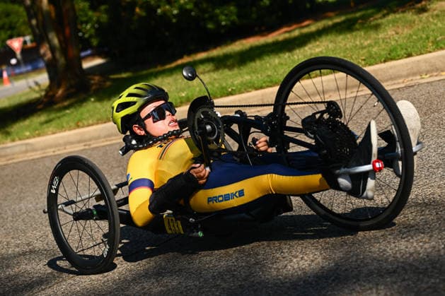 2026 UCI Para-cycling Road World Championships Picture by Olly Hassell SWpix.com - 06 09 2026 - Cycling - 2026 UCI Para-cycling Road World Championships - Huntsville, Alabama, United States of America - Women H2 Road Race - Patcharapha Seesen (Thailand) Huntsville Cummings Research Park United States of America Copyright: x xSWpix.comx(t axPhotographyxHubxLtd)xOllyxHassell SWpix.comx SWP-3030-23007