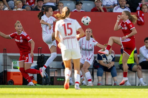 Sophie Proost 23 (FC Bayern Muenchen), FC Bayern Frauen Muenchen - SC Freiburg, Google Pixel Frauenbundesliga, 3. Spieltag, 06.09.26 DFB regulations prohibit any use of photographs as image sequences and or quasi-video. (kolbert-press) Muenchen Bayern Deutschland *** Sophie Proost 23 FC Bayern Munich, FC Bayern Women Munich, SC Freiburg, Google Pixel, Women s Bundesliga, Matchday 3, September 6, 2026. DFB regulations prohibit any use of photographs as image sequences and or quasi-video. Kolbert Press, Munich, Bayern, Germany Copyright: xkolbert-press UlrichxGamelx