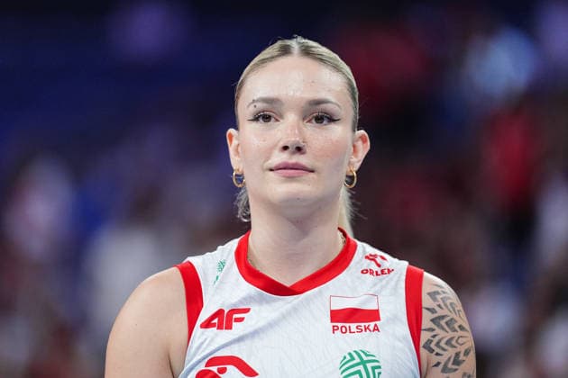 Poland v Serbia - CEV EuroVolley 2026 ISTANBUL, TURKIYE - SEPTEMBER 6: Poland s Julia Szczurowska is seen during the third-place match between Poland and Serbia at the Trendyol 2026 CEV Women s European Volleyball Championship at Sinan Erdem Sports Hall in Istanbul, Turkiye, on September 6, 2026. Cemal Yurttas Anadolu Istanbul Turkey. Editorial use only. Please get in touch for any other usage.  Copyright: x2026xAnadoluxCemalxYurttasx