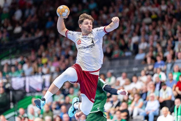 Felix Goettler, TuSEM Essen, 4th in goal scoring (GER), GWD Minden vs. TuSEM Essen, Handball, 2nd Bundesliga, Matchday 2, 2026–2027 season, September 6, 2026, Germany, GWD Minden vs. TuSEM Essen, Handball, 2nd Bundesliga, Matchday 2, 2026–2027 season, September 6, 2026, Minden Copyright: xEibner-Pressefoto JanxRollingerx EP_JSK