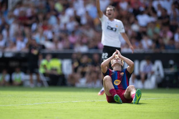La Liga EA Regular Season Round 4 Fermin of FC Barcelona, Barca during the LaLiga EA round 4 match between Valencia CF and FC Barcelona at Ciutat de Valencia stadium, (Valencia ) on September 06, 2026. Copyright: xVicentexVidalxFernandezx