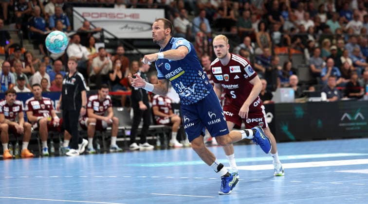 September 6, 2026, Germany, Stuttgart, Handball: TVB Stuttgart vs. Füchse Berlin, Kai Häfner (TVB)