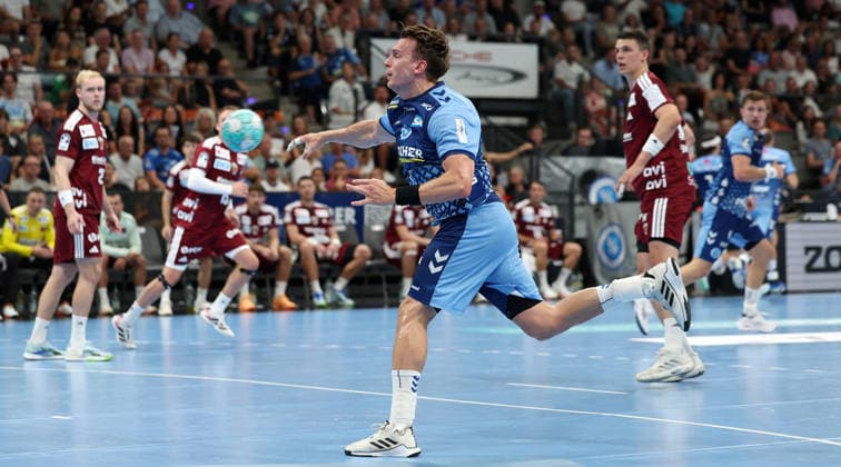 September 6, 2026, Germany, Stuttgart, Handball: TVB Stuttgart vs. Füchse Berlin, Max Häfner (TVB)