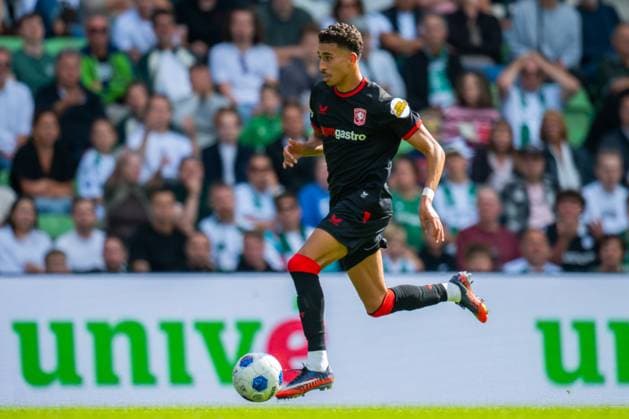 GRONINGEN , 06-09 2026 , Stadium Euroborg , season 2026 2027 , Dutch Eredivisie football , match between FC Groningen and FC Twente , picture shows FC Twente player Younes Taha misses big chance Groningen - Twente  x206584976x Copyright: