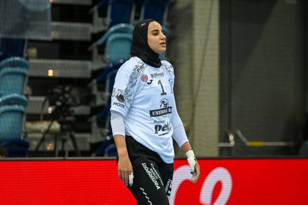 Maie Gomaa (Thueringer HC, 01) VfL Oldenburg vs. Thueringer HC, ALSCO Handball Bundesliga Frauen, 2. Spieltag, Saison 2026 2027, 06.09.2026, VfL Oldenburg vs. Thueringer HC, ALSCO Handball Bundesliga Frauen, 2. Spieltag, Saison 2026 2027, 06.09.2026 Oldenburg *** Maie Gomaa Thuringer HC, Matchday 1: VfL Oldenburg vs. Thuringer HC, ALSCO Women’s Handball Bundesliga, Matchday 2, 2026–2027 Season, September 6, 2026, VfL Oldenburg vs. Thueringer HC, ALSCO Women s Handball Bundesliga, Matchday 2, 2026–2027 Season, September 6, 2026, Oldenburg Copyright: xEibner-Pressefoto RobertxGertzenx EP_RGN