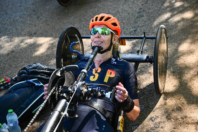 2026 UCI Para-cycling Road World Championships Picture by Olly Hassell SWpix.com - 06 09 2026 - Cycling - 2026 UCI Para-cycling Road World Championships - Huntsville, Alabama, United States of America - Women H1 Road Race - Manuela Vos Van Den Bouwhuijsen (Spain) wins to become World Champion Huntsville Cummings Research Park United States of America Copyright: x xSWpix.comx(t axPhotographyxHubxLtd)xOllyxHassell SWpix.comx SWP-3030-23037