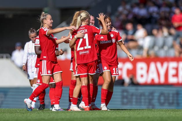 GER, München, FC Bayern München vs SC Freiburg, Google Pixel Frauen Bundesliga, Fussball, DFB, Spielzeit 2026 2027, FC Bayern Campus, 3. Spieltag im Bild: Momoko Tanikawa (FC Bayern München Frauen 18) erzielt den Treffer zum 1:0, Tor, Jubel und Freude, Emotionen DFB DFL REGULATIONS PROHIBIT ANY USE OF PHOTOGRAPHS AS IMAGE SEQUENCES AND OR QUASI-VIDEO, 06.09.2026 *** GER, Munich, FC Bayern Munich vs. SC Freiburg, Google Pixel Women s Bundesliga, Soccer, DFB, 2026–2027 Season, FC Bayern Campus, Matchday 3 in Pictures: Momoko Tanikawa of FC Bayern Munich Women s U-18 scores the goal to make it 1–0, Goal, celebration and joy, emotions. DFB and DFL regulations prohibit any use of photographs as image sequences and or quasi-video. September 6, 2026 Copyright: HMBxMedia HendrikxHamelau