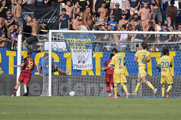 2026 Serie A Enilive Football Match Frosinone v Venezia Sep 6 6 Sep 2026; Benito Stirpe Stadium, Frosinone, Italy; Serie A Enilive Football Match; Frosinone versus Venezia; John Yeboah of Venezia scores the goal for 2-1 Frosinone Lazio Italy Copyright: xRobertoxRamacciax