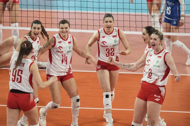 Poland v Serbia - CEV EuroVolley 2026 ISTANBUL, TURKIYE - SEPTEMBER 6: Poland s national volleyball team players celebrate during the third-place match between Poland and Serbia at the CEV EuroVolley 2026 Women s European Volleyball Championship at Sinan Erdem Sports Hall in Istanbul, Turkiye, on September 6, 2026. Agit Erdi Ulukaya Anadolu Istanbul Turkey. Editorial use only. Please get in touch for any other usage.  Copyright: x2026xAnadoluxAgitxErdixUlukayax
