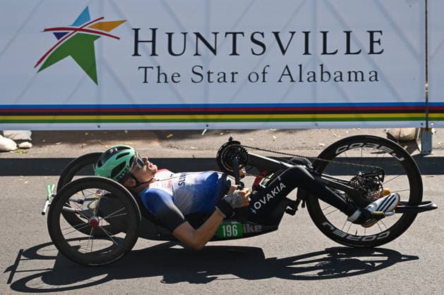 2026 UCI Para-cycling Road World Championships Picture by Mathew Wells SWpix.com - 06 09 2026 - Cycling - 2026 UCI Para-cycling Road World Championships - Huntsville, Alabama, United States of America - Men H1 Road Race - Jozef Äaorej (Slovakia) Huntsville Cummings Research Park United States of America Copyright: x xSWpix.comx(t axPhotographyxHubxLtd)xMathewxWells SWpix.comx SWP-3030-23058