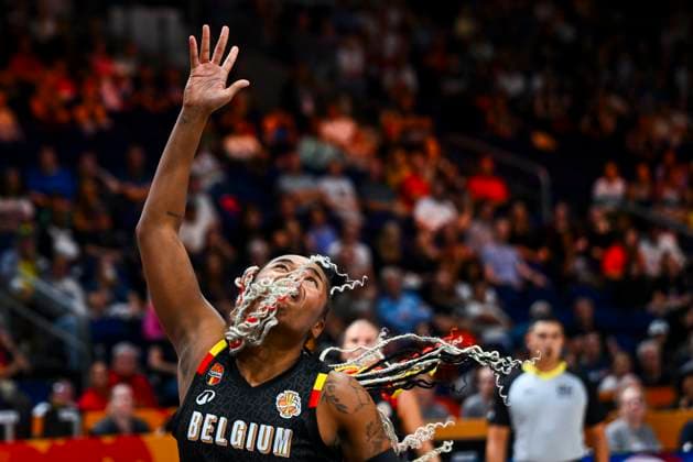 Puerto Rico v Belgium - FIBA Women s Basketball World Cup 2026 BERLIN, GERMANY - SEPTEMBER 06 : Lisowa Mbaka Maxuella small forward of Belgium in action during the FIBA Women s Basketball World Cup group C phase match between Puerto Rico and Belgium in Berlin on September 6, 2026 in Berlin, Germany, 06 09 2026 Berlin Germany  Copyright: xVincentxKalutx