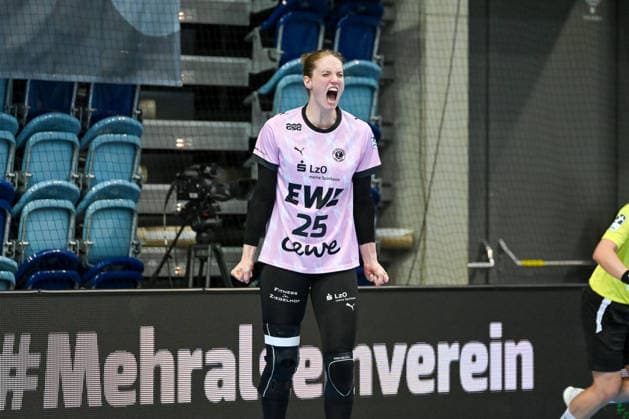 Madita Kohorst (VfL Oldenburg, 25) jubelt VfL Oldenburg vs. Thueringer HC, ALSCO Handball Bundesliga Frauen, 2. Spieltag, Saison 2026 2027, 06.09.2026, VfL Oldenburg vs. Thueringer HC, ALSCO Handball Bundesliga Frauen, 2. Spieltag, Saison 2026 2027, 06.09.2026 Oldenburg *** Madita Kohorst of VfL Oldenburg, 25, celebrates during the VfL Oldenburg vs. Thueringer HC match, ALSCO Women s Handball Bundesliga, Matchday 2, 2026–2027 season, September 6, 2026, VfL Oldenburg vs. Thueringer HC, ALSCO Women’s Handball Bundesliga, Matchday 2, 2026–2027 season, September 6, 2026, Oldenburg Copyright: xEibner-Pressefoto RobertxGertzenx EP_RGN
