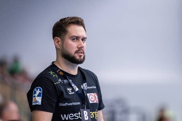 Kenji Hoevel s TuSEM Essen, Coach GER, GWD Minden vs. TuSEM Essen, Handball, 2nd Bundesliga, Matchday 2, 2026–2027 Season, September 6, 2026 GER, GWD Minden vs. TuSEM Essen, Handball, 2nd Bundesliga, Matchday 2, 2026–2027 Season, September 6, 2026 Minden Copyright: xEibner-Pressefoto JanxRollingerx EP_JSK