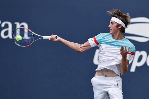 Thilo Behrmann (AUT), Boys Singles, 2026 U.S. Open Grand Slam, Billie Jean King Tennis Center, New York, New York, USA, September 6, 2026 Copyright: xJuergenxHasenkopfx