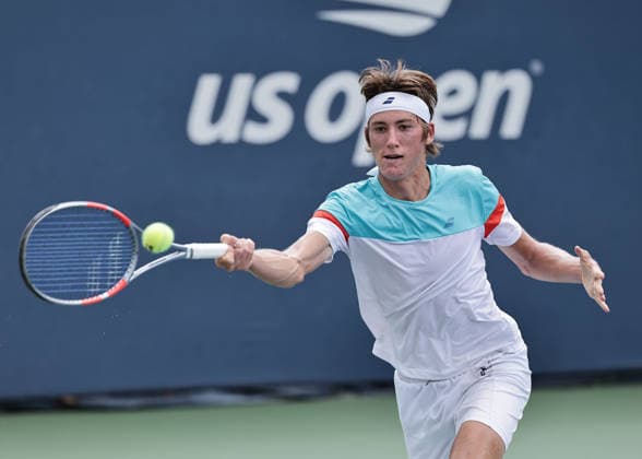 Thilo Behrmann (AUT), Boys Singles, 2026 U.S. Open Grand Slam, Billie Jean King Tennis Center, New York, New York, USA, September 6, 2026 Copyright: xJuergenxHasenkopfx