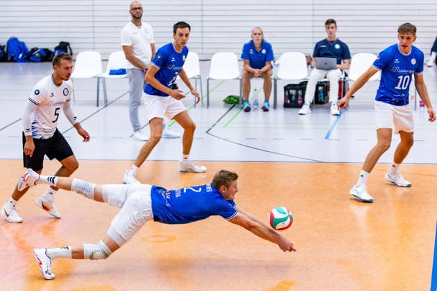 Volleyball, Thuringia Cup Final, Blue Volleys Gotha v VSV Jena 90