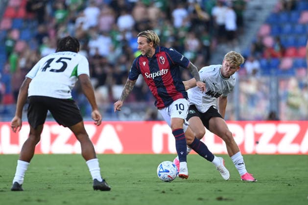 IPA88199951 - Federico Bernardeschi (Bologna FC) in action during the Bologna FC vs. US Sassuolo Italian Serie A soccer match in Bologna, Italy, on September 6, 2026  Copyright: xGianlucaxRicci IPAxSportx xx 88199951
