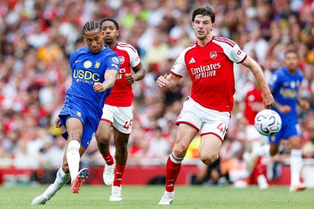 Joao Pedro of Chelsea takes a shot on goal Arsenal v Chelsea, Premier League, Football, Emirates Stadium, London, UK - 06 Sep 2026London Emirates Stadium United Kingdom EDITORIAL USE ONLY No use with unauthorised audio, video, data, fixture lists, club league logos or live services. Online in-match use limited to 120 images, no video emulation. No use in betting, games or single club league player publications. Copyright: xMattxImpey Shutterstockx 17137590ci