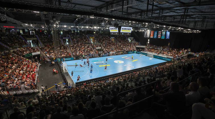 September 6, 2026, Germany, Stuttgart, Handball: TVB Stuttgart vs. Füchse Berlin, Feature: Sold-out Porsche Arena